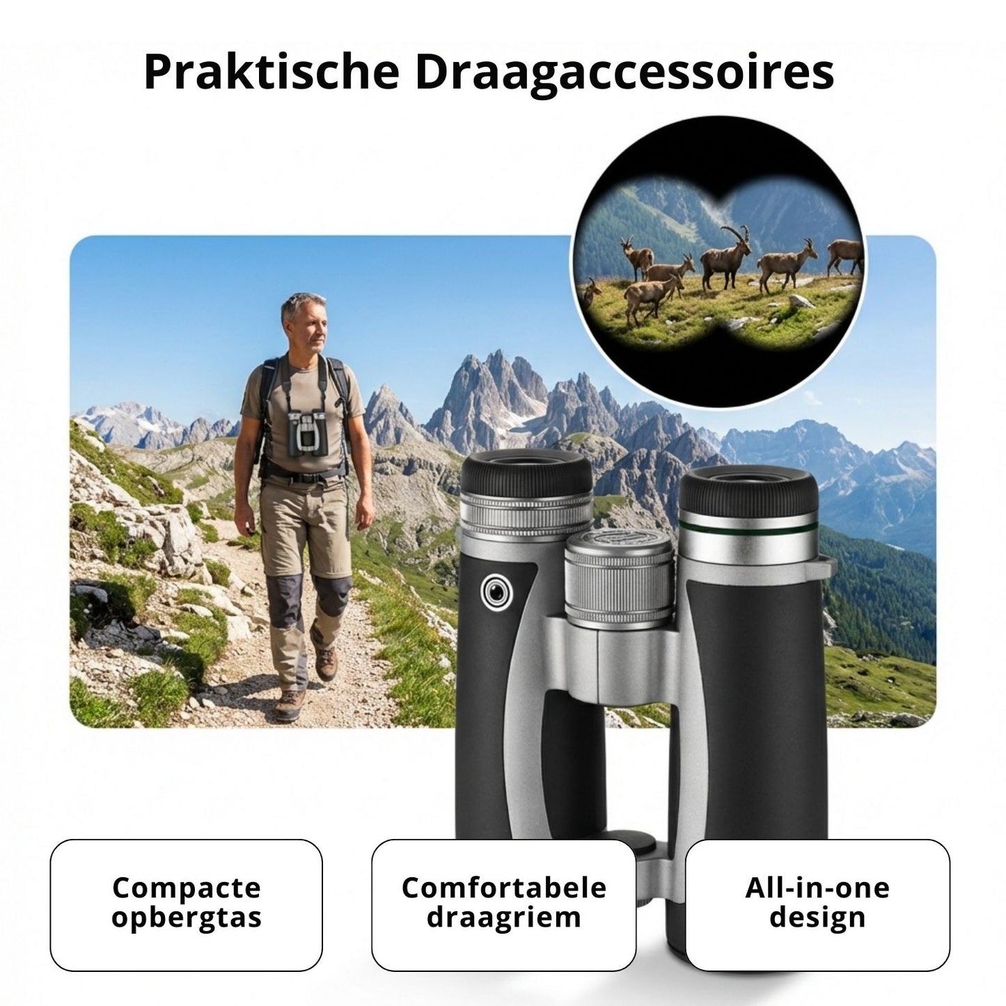 PRE ORDER - Camouflage Rio 8x32 HD Verrekijker