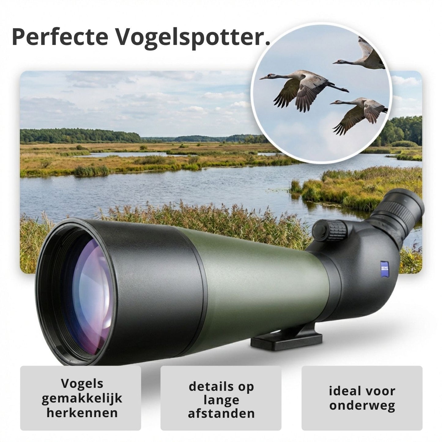 PRE ORDER - Camouflage Rio 20-60x80 HD Spotting Scope