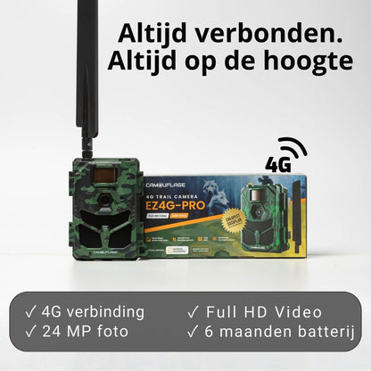Camouflage EZ4G-Pro – Dé ultieme 4G wildcamera