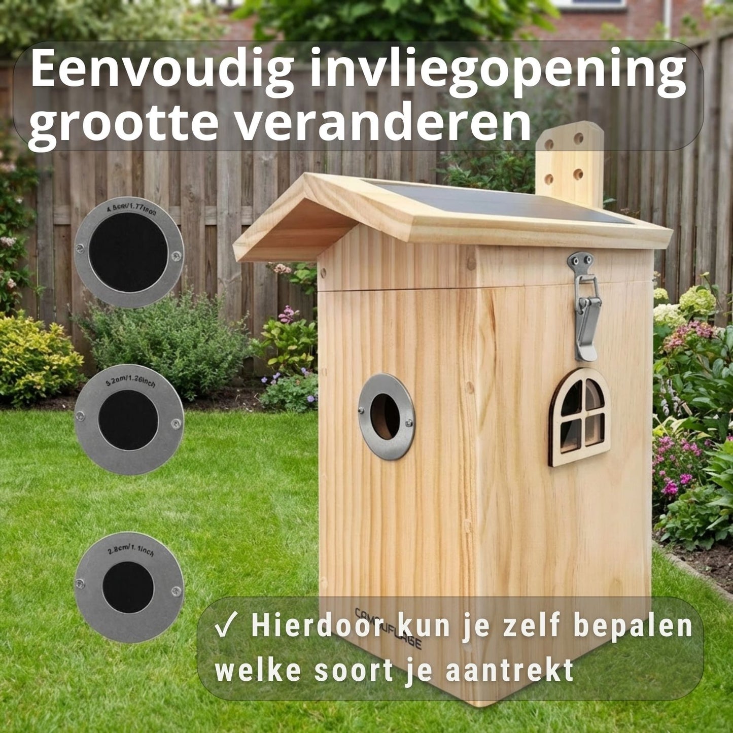 Camouflage EZ-NestEye Nestkast met AI-camera