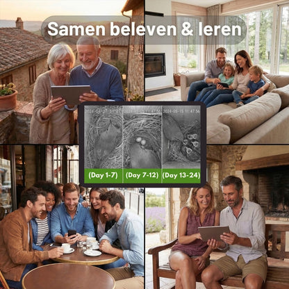 Camouflage EZ-BirdBox Nestkast met AI-camera