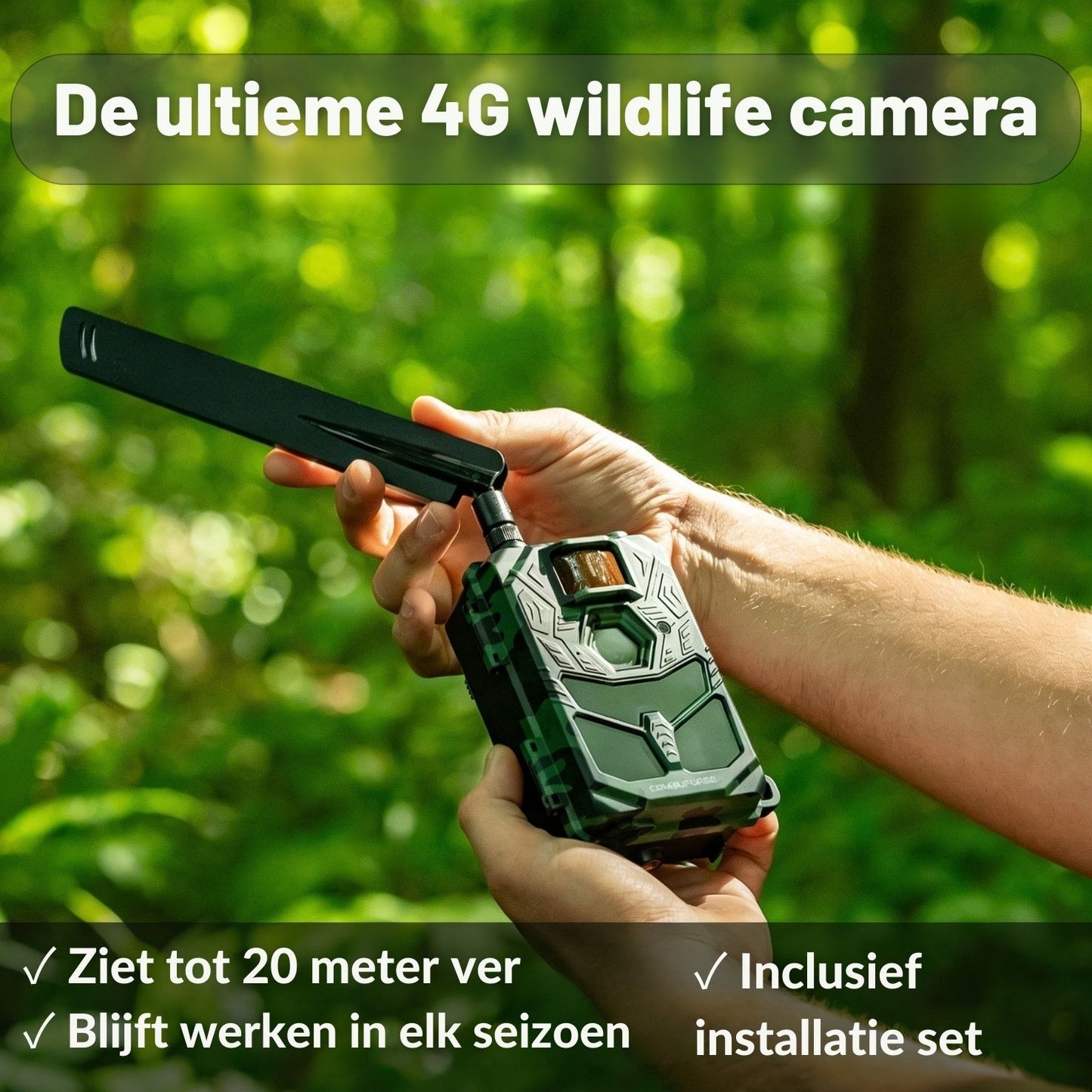 Camouflage EZ4G-Pro – Dé ultieme 4G wildcamera