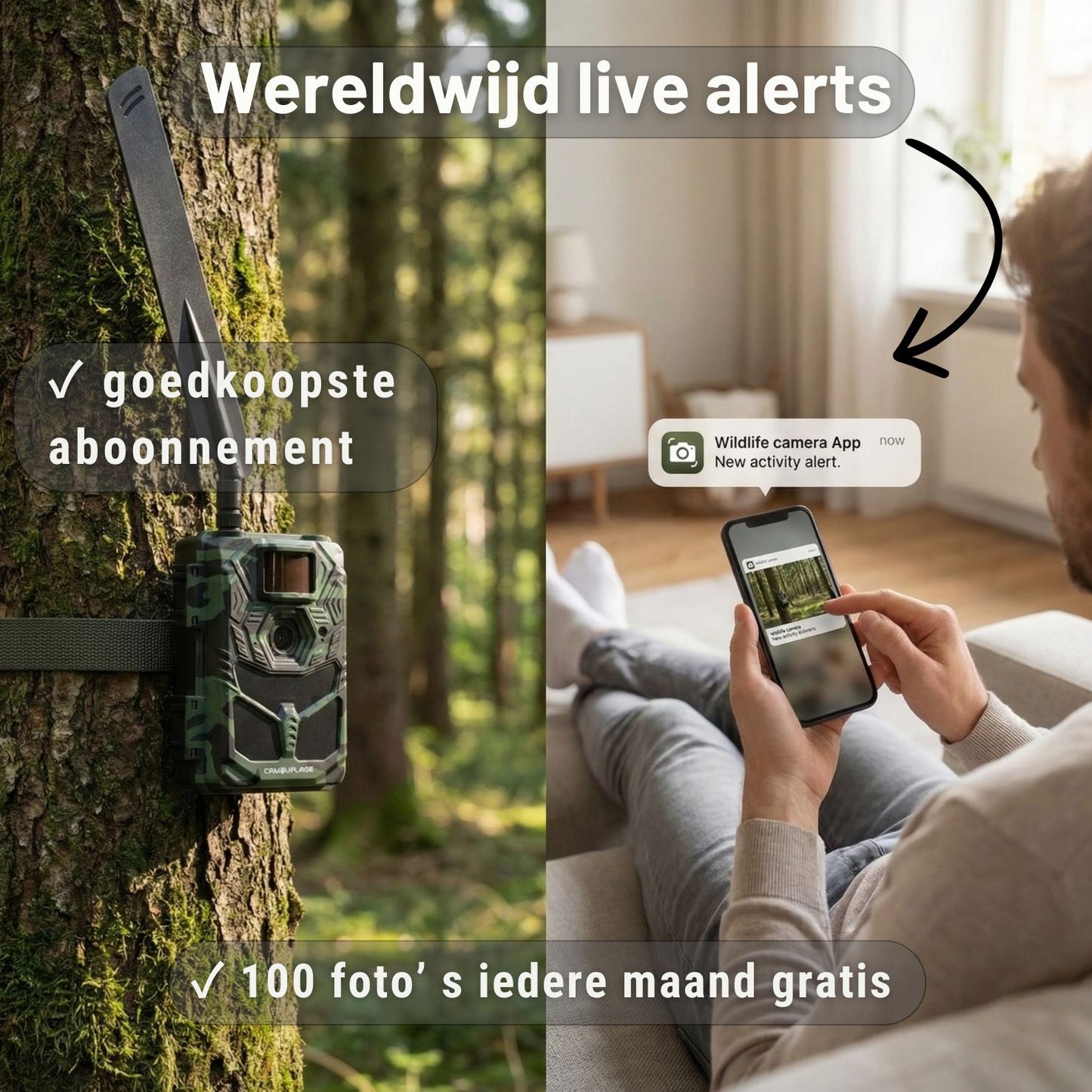 Camouflage EZ4G-Pro – Dé ultieme 4G wildcamera