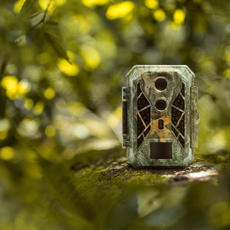 WildCameraXL Camouflage EZ2 Elite Dual Lens Outdoor Gecamoufleerde Camera
